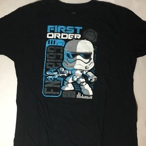 Star Wars First Order POP Tees. Sz Large Mens.